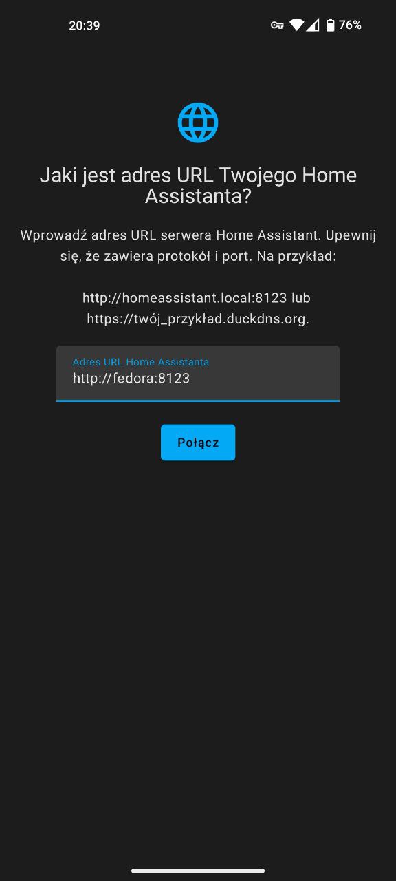 Konfiguracja aplikacji Home Assistant poprzez Tailscale